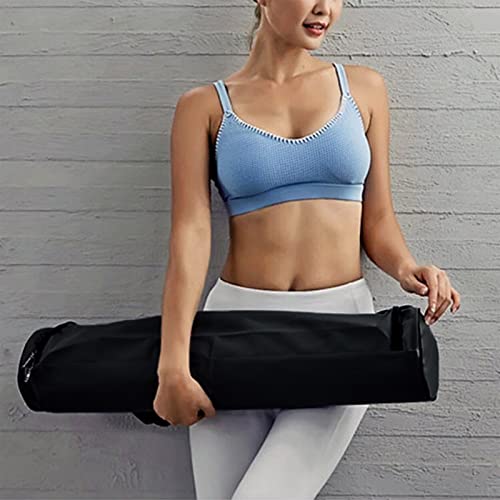 Ogetok Yoga Mat Bag, Full Zip Exercise Yoga Mat Carrier Bag with Adjustable Strap, Waterproof Yoga Mat Carry Bag Strap for Most Yoga Mats to Gym Class Beach Park Travel for Women & Men (Black) - Image 4