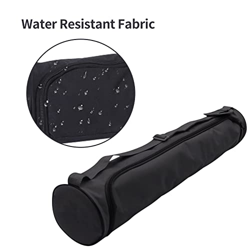 Ogetok Yoga Mat Bag, Full Zip Exercise Yoga Mat Carrier Bag with Adjustable Strap, Waterproof Yoga Mat Carry Bag Strap for Most Yoga Mats to Gym Class Beach Park Travel for Women & Men (Black) - Image 5