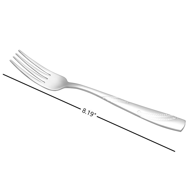 Nicesh 16-Piece Stainless Steel Dinner Forks  8.19-Inch Kitchen Silverware Dinner Forks - Image 2