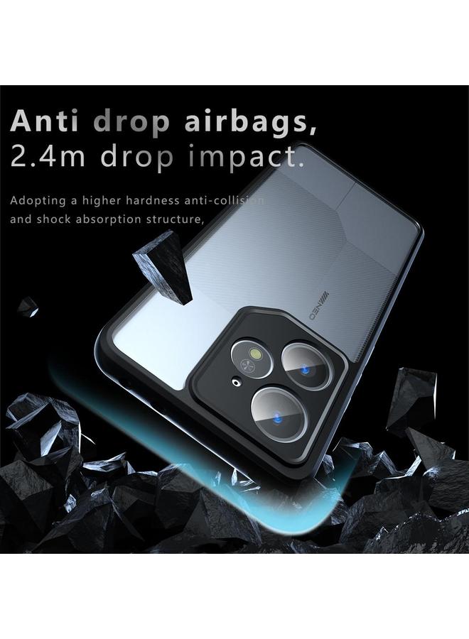 اس-توب جراب لهاتف Realme Neo7 Armor Precise Hole PC Hybrid TPU - Image 4