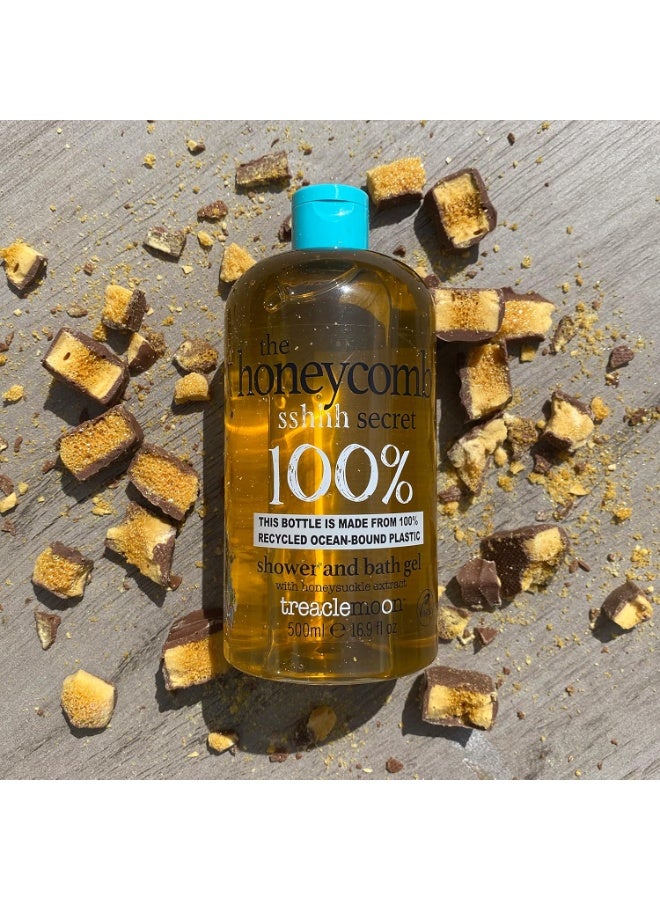 Treaclemoon The Honeycomb Secret Moisturizing Shower & Bath Gel With Natural Honeysuckle Extracts Cleanses & Nourishes Skin | Paraben Free | Cruelty Free For All Skin Type 500Ml - Image 5