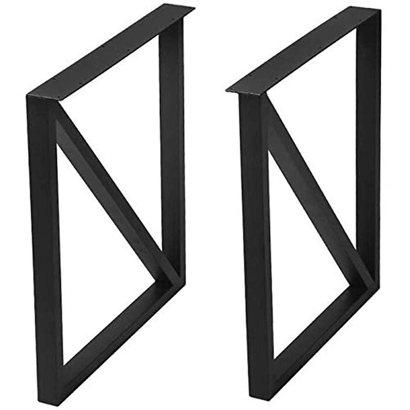 Dcloud Legs for Table Set of 2 for Furniture Stools Table Height Extender Metal Legs Square Shape Tube Heavy Duty Table Legs Stand for Office Home Height28 Width24 Inch - Image 1