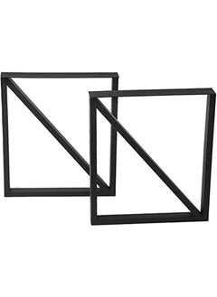 Dcloud Dcloud Legs for Table Set of 2 for Furniture Stools Table Height Extender Metal Legs Square Shape Tube Heavy Duty Table Legs Stand for Office Home Height28 Width24 Inch  - Image 2