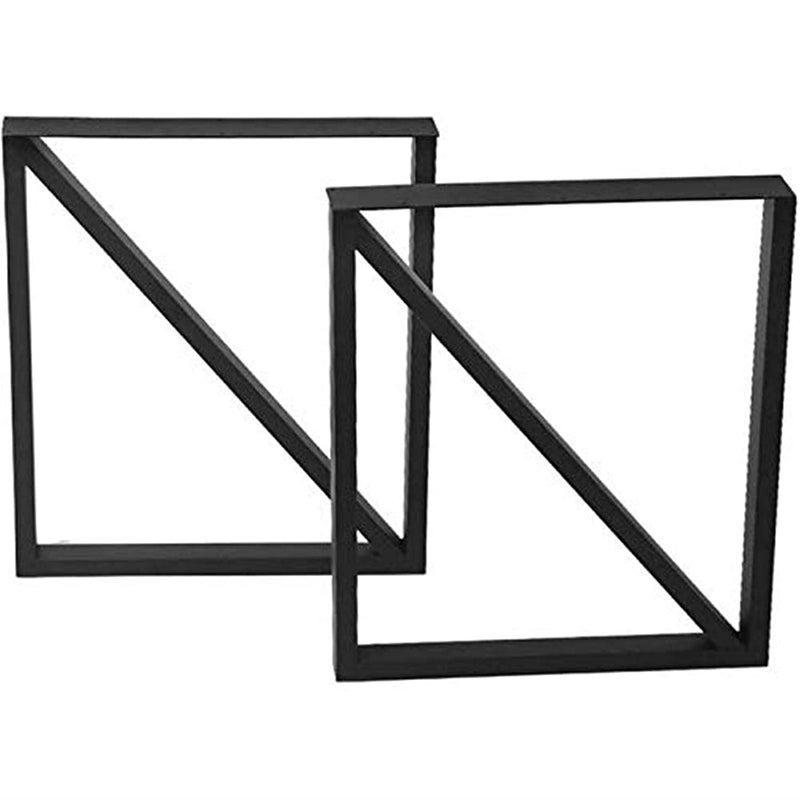 Dcloud Legs for Table Set of 2 for Furniture Stools Table Height Extender Metal Legs Square Shape Tube Heavy Duty Table Legs Stand for Office Home Height28 Width24 Inch - Image 2