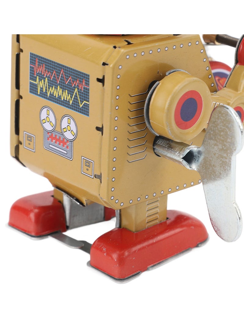Velaurs - Clockwork Robot Toy Handmade Exquisite Retro Clockwork Interesting Old-fashioned Iron Clockwork Toy - Image 1