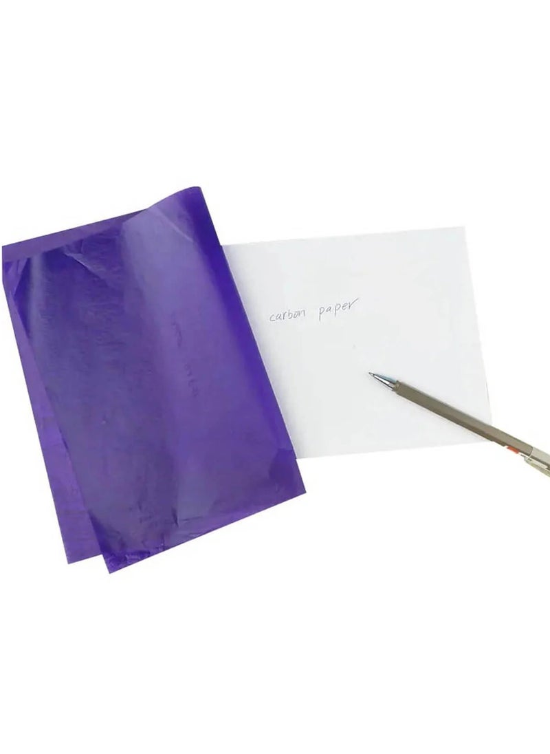 FLAMINGO A4 Size Carbon Paper 100 Sheet Royal Blue  - Image 1