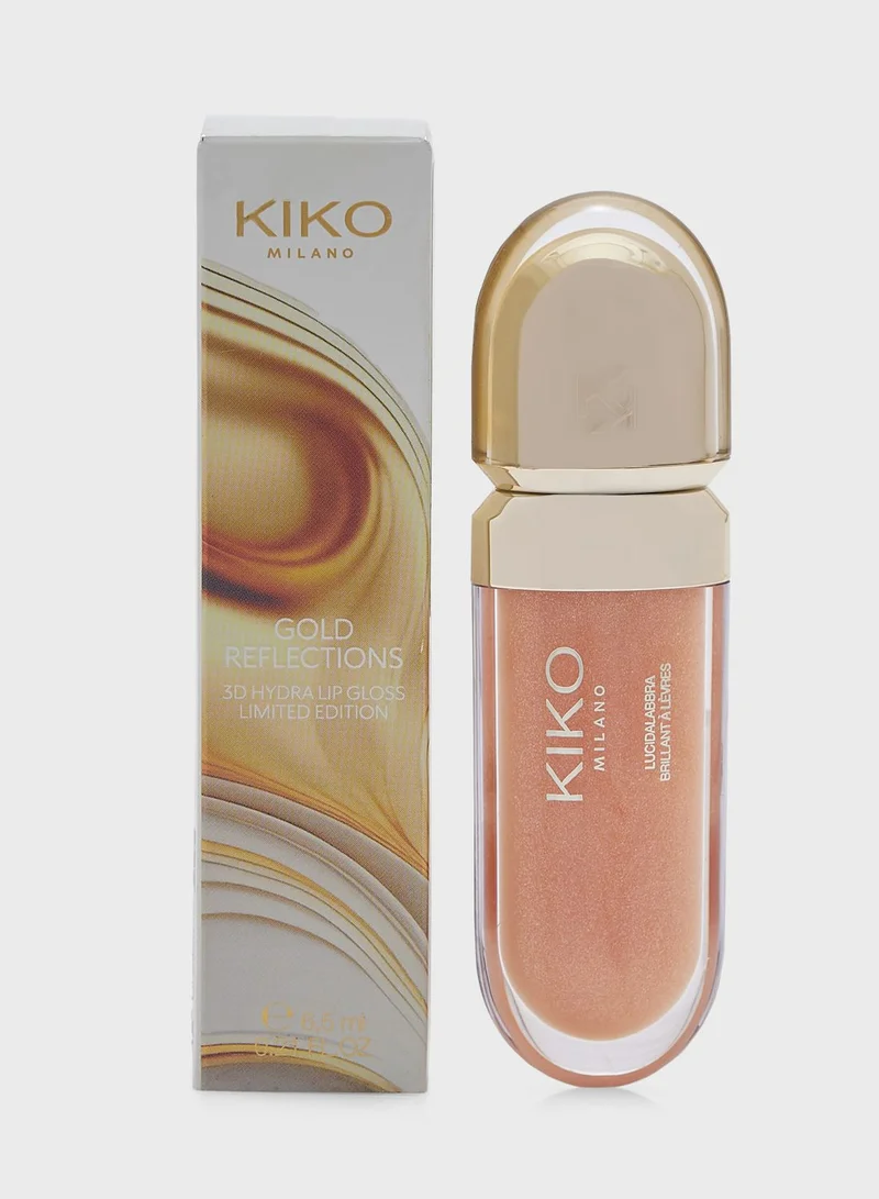 KIKO MILANO 3D Hydra Lip Gloss Limited Edition - Sunny Gold