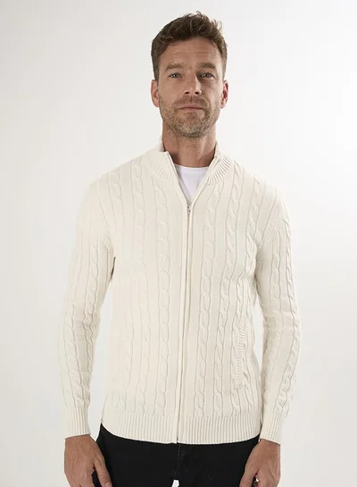 FELIX HARDY Cable Knit Cardigan