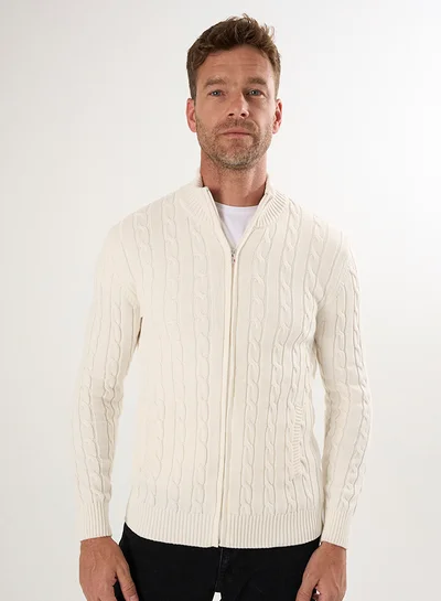 FELIX HARDY Cable Knit Cardigan