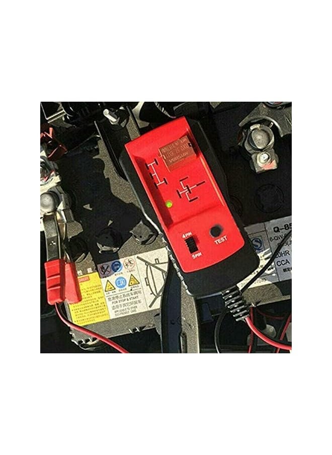 PROMASS promass Automotive Relay Tester 12V Car Battery and Alternator Checker Tester with Clips Electronic Relay Tester Analyzer Diagnostic Tool  - Image 3