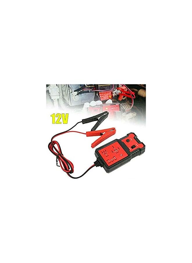 PROMASS promass Automotive Relay Tester 12V Car Battery and Alternator Checker Tester with Clips Electronic Relay Tester Analyzer Diagnostic Tool  - Image 2