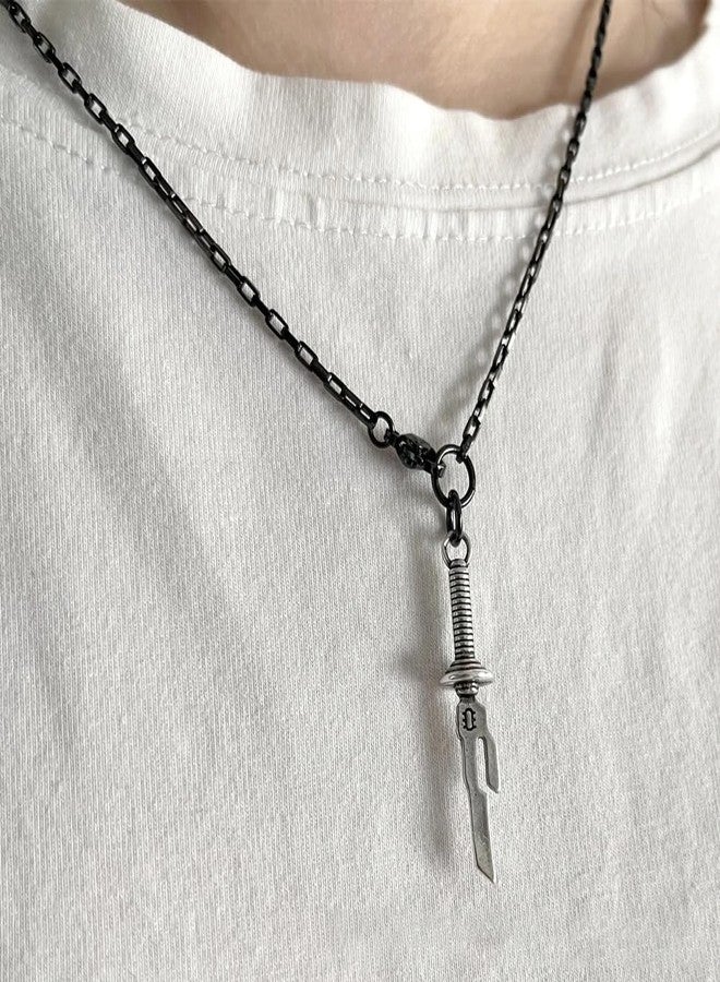 AITUNAN Toji Fushiguro Necklace Inverted Spear of Heaven Necklace Earrings Bracelet Anime JJK Costume Jewelry (Style2) - Image 5