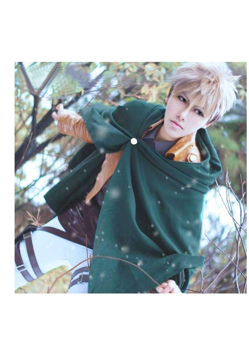 هودي هجوم العمالقة عباءة شينجيكي نو كيوجين زي كوسبلاي لجيش الاستطلاع أنمي كوسبلاي - Image 4