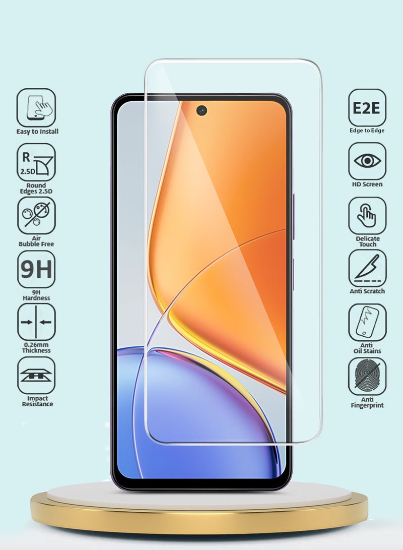 GMAX vivo Y39 5G 2025 GMAX Premium Series Curved Edges 9H 2.5D Tempered Glass Screen Protector - Clear - Image 2
