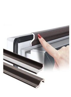 Y&D 2 Packs Window Weather Stripping Door Seal StripDraft Stoppers for Bottom of DoorsSelf Adhesive PU Foam Strip and InsulationDoor Sweep Interior Doors 13.12Ft  - Image 1