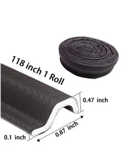 Y&D 2 Packs Window Weather Stripping Door Seal StripDraft Stoppers for Bottom of DoorsSelf Adhesive PU Foam Strip and InsulationDoor Sweep Interior Doors 13.12Ft  - Image 4