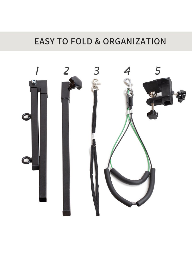 Kidle LOHAS Pet Grooming Table Bracket Cross-border Pet Grooming Table Accessories Black Metal Folding Fixed Bracket Boom