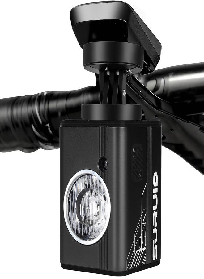 Suruid 2500 Lumens Light Auto-Sensing Bike Lights for Night Riding, Super Bright Aluminum IPX6 Waterproof Bike Headlight, 6Mode Bicycle Light, Tool-Free, Bike Headlight for Mountain Road Bike - Image 1