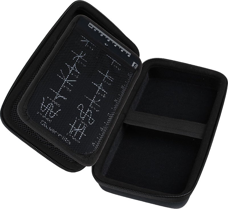 جريلا حقيبة السفر الصلبة من Guerrilla لآلات حاسبة TI-83 Plus، TI-84 Plus، TI-84 Plus Color Edition، TI-89 Titanium، TI-Nspire CX&CX CAS، HP50G + مجموعة ملحقات الحاسبة الأساسية من Guerrilla، أسود - Image 3