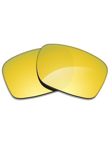 Alphax 24K Gold Mirrored Elite Polarized Replacement Lenses for Oakley Holbrook OO9102 Sunglasses - Image 2