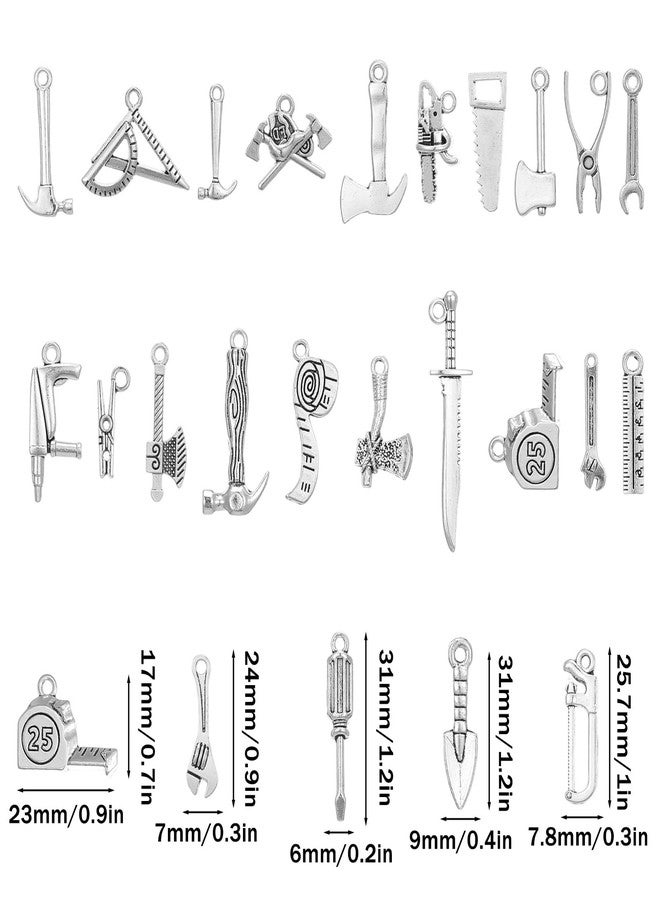 KFHENSOMR 33Pcs Miniature Doll House Tools 1/12 Scale Dollhouse Accessories Metal Home Repair Set Mini Yard Supplies Creative Pretend Toy for Party Dollhouse Decoration Accessories - Image 2