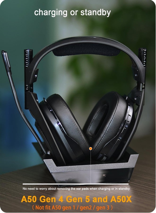 defean مجموعة تعديل A50 الجيل الرابع - وسادات أذن بديلة وحزام رأس متوافق مع سماعة أسترو A50 الجيل الرابع، وسادات أذن، ترقية رغوة عازلة للصوت عالية الكثافة، سمك إضافي - Image 4