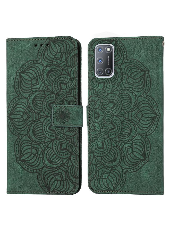 اس-توب جراب لهاتف OPPO A92 / A72 / A52 جراب هاتف جلدي قابل للطي منقوش عليه ماندالا - Image 1