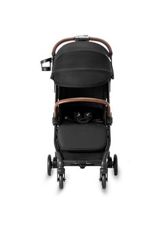 TEKNUM Teknum Travel EXPLORER 2 Auto Fold Stroller  with Grey Dad's Diaper Hand Bag - Black  - Image 2