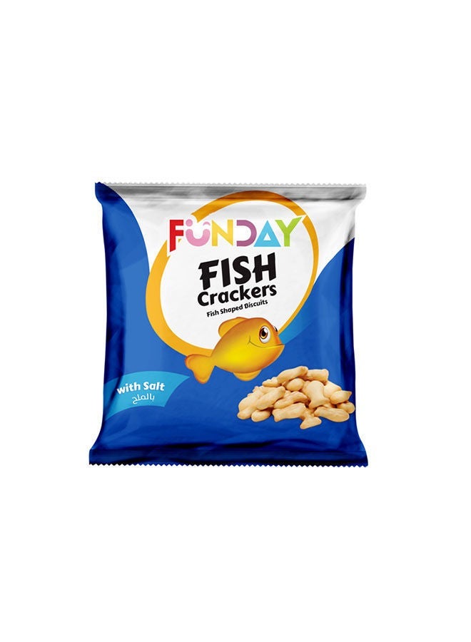 Funday Fish Crackers With Salt 36grams (Pack of 5) - Image 2