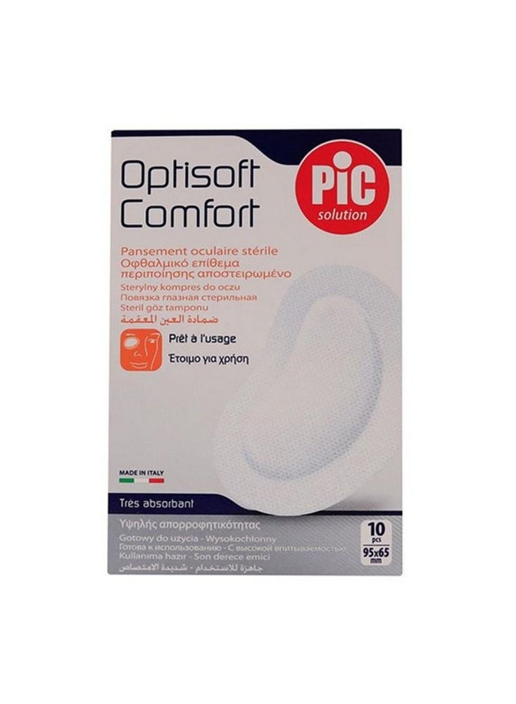 PIC ضمادة عيون معقمة أوبتيسوفت كومفورت 10 قطع