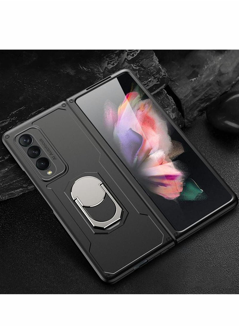 Y&D Full Body Protection Cover for Samsung Galaxy Z Fold 3 5G 2021 (Black)  - Image 2