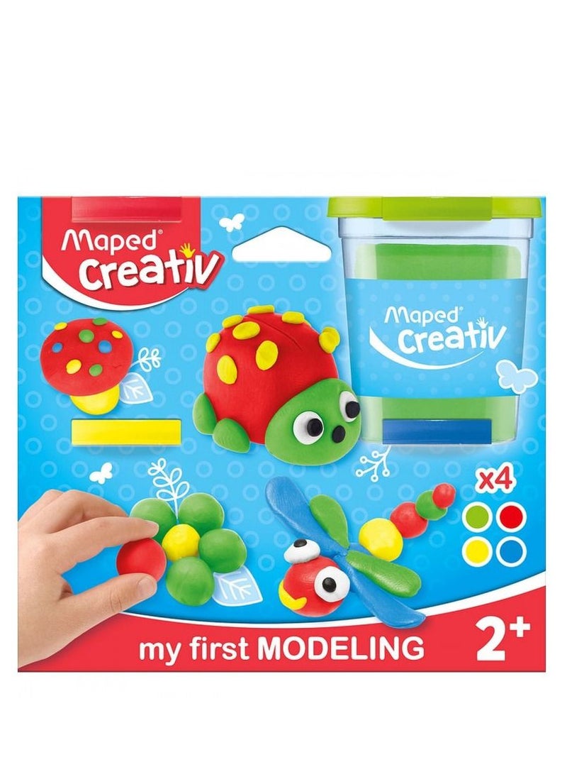 Maped Creativ Modelling Dough 4 Colors - Image 1
