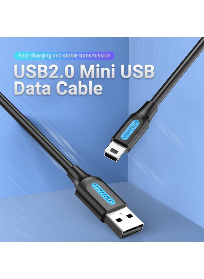 VENTION USB 2.0 A Male to Mini-B Male 0.25M Model # COMBC - Image 2
