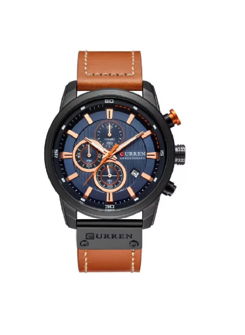 CURREN " A luxurious men's watch with an elegant design suitable for all occasions"