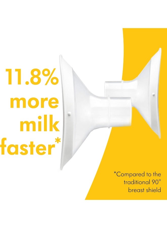 Medela PersonalFit Flex Breast Shields, 2 Pack of Medium 24mm Breast Pump Flanges - Image 5
