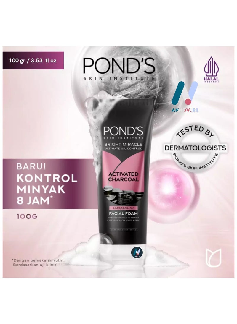 PONDS Bright Miracle Ultimate Oil Control Facial Foam 100g  - Image 4