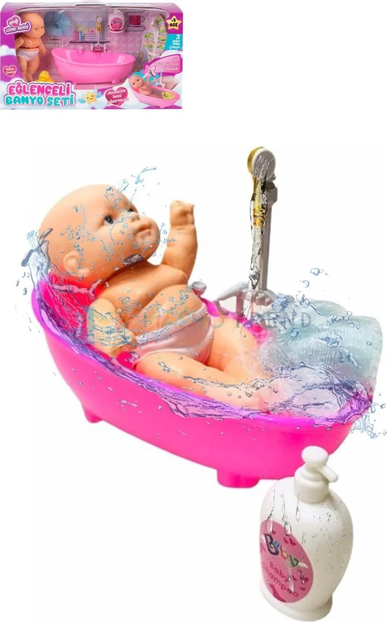 Masho Trend Battery Operated Bath Set - Fun Water Toy Baby Bath - Toy Battery Operated Bathtub with Accessories