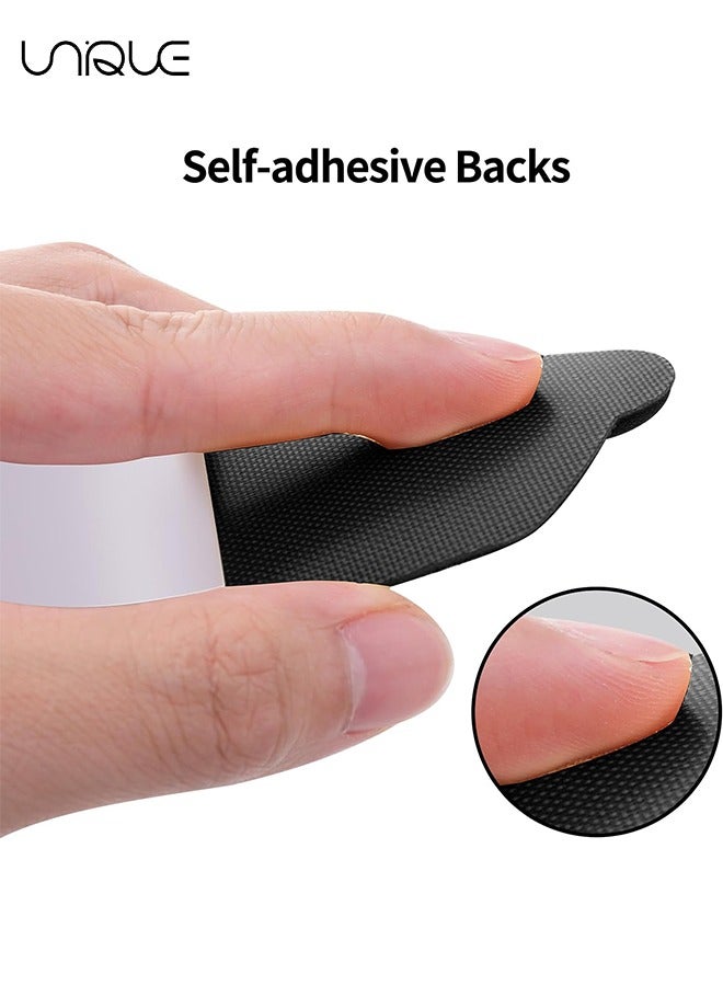 Unique 2 Pairs Shoe Inserts for Kids, Heel Shoe Grips Liner for Loose Shoes, Inserts Grips Liners Heel, Preventing Heel Rubbing and Blisters, for Girls and Boys Boots, Trainers(Black) - Image 4