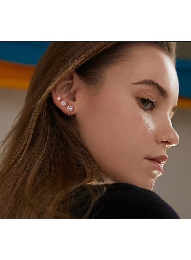 aeen 12pcs (6 Pairs) Minimalist Flat Top Cartilage Stud Earrings Set – 3mm to 8mm Round Flat Back Hypoallergenic Stainless Steel Earrings for Women & Men | Lightweight Everyday & Party Piercing Jewellery - Image 4