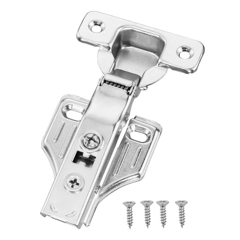 VEVOR Cabinet Hinges, 50 Pack Full Overlay Soft Close Concealed Cupboard Hinges for Framed + Frameless Cabinet Type, with Mounting Screws - Image 1