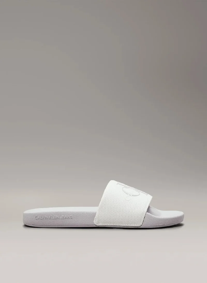 Calvin Klein Jeans Canvas Sliders