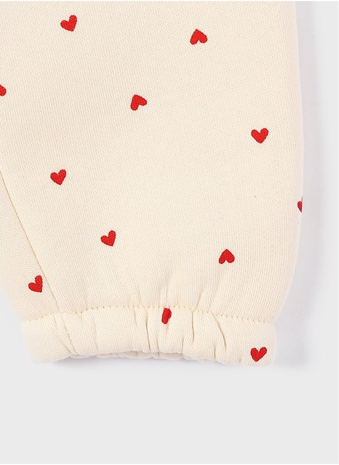 LC WAIKIKI Elastic Waist Printed Baby Girl Sweatpants  - Image 4
