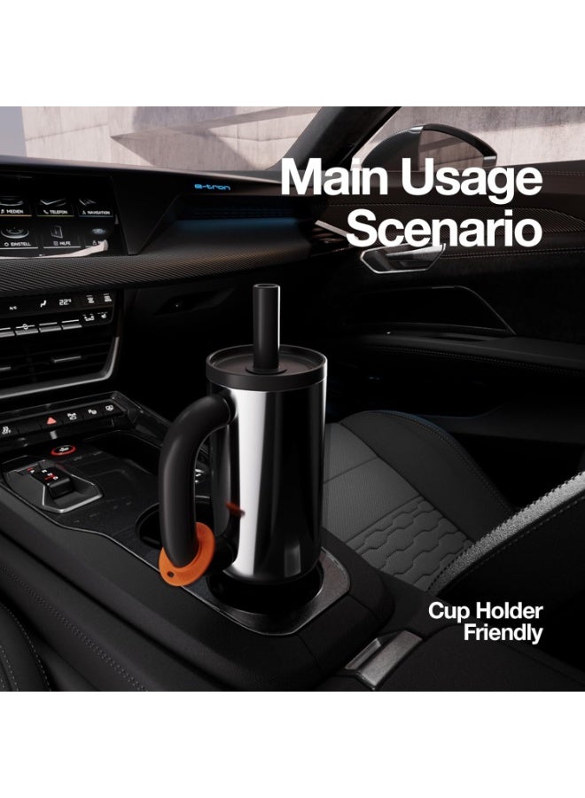 CHAKO LAB CHaKOLAB BaWangCUP Stainless Steel Insulated Tumbler with Handle and Straw, Leakproof for Travel, BPA Free, 316 Stainless Steel Liner, 950 ml - Image 5