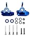 GUZIKO Front Caster Block Steering Blocks Rear Stub Axle Carriers Kit with Ball Bearings Upgrade RC Vehicle Parts Fits for Traxxas 110 2WD Slash Stampede Rustler Nitro Slash Replace 3736 3632 - Image 3