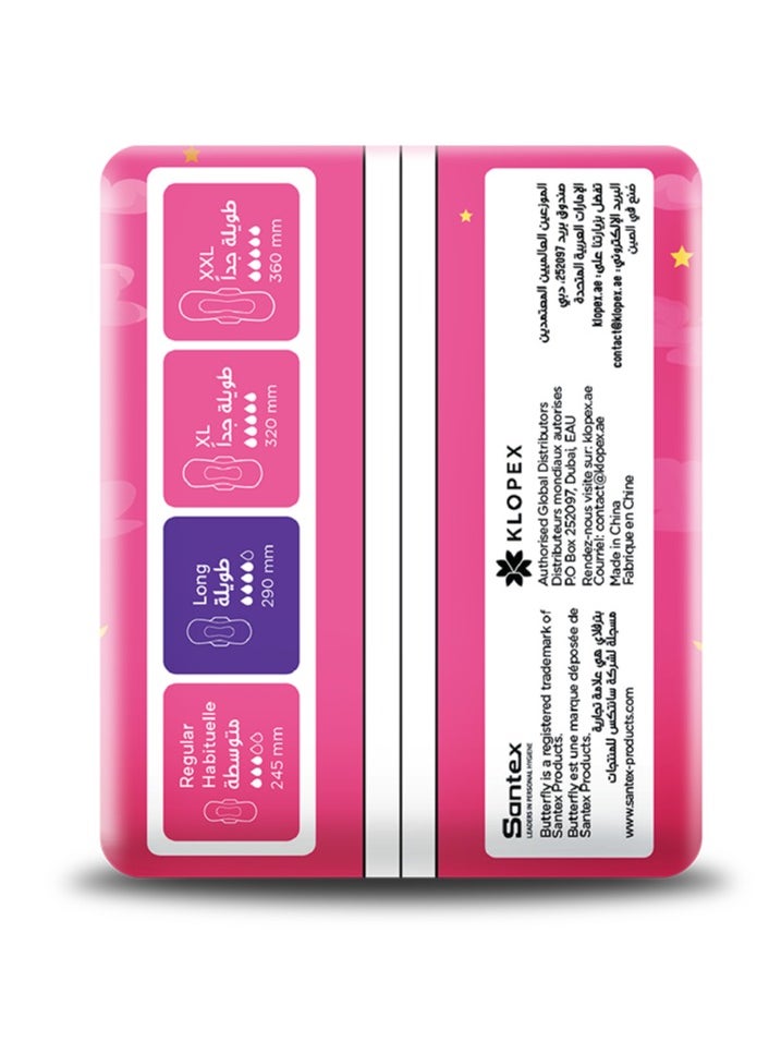 BUTTERFLY Butterfly Breathables Maxi Thick Cottony Sanitary Pads Long - Count 10, Pack of 2  - Image 5