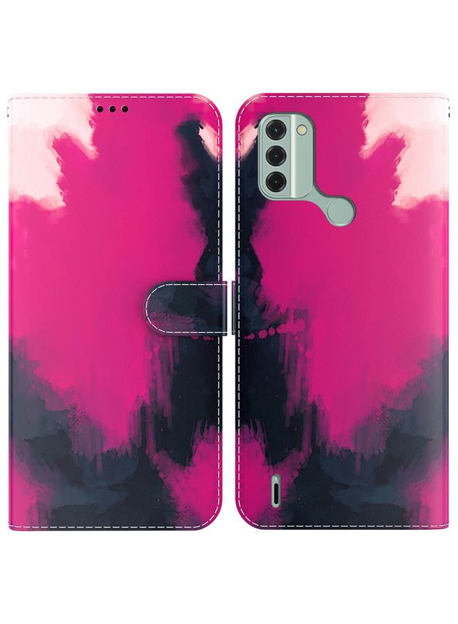 S-TOP Case For Nokia C31 Watercolor Pattern Flip Leather Phone Case - Image 1