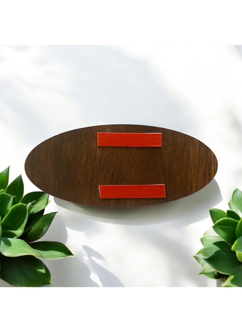 TEAKWOOD Customized Name Plate for Door Entrance Outdoor Personalized Housewarming Gifts Home Decor Water Proof Name Plate for House Affordable Unique Number Plates and Art Name Plaques  - Image 3
