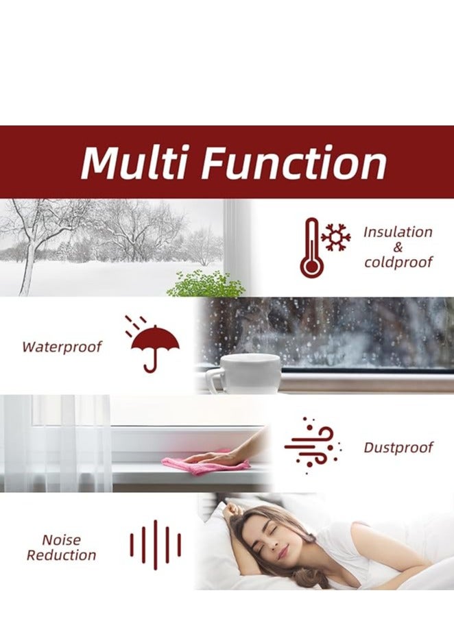 Door Weather Stripping Door Seal Strip,Self-Adhesive Rubber Door Insulation Weather Strip for Window and Door Soundproofing D Shape,for Door Frame Gap Blocker 19.7Feet  - Image 5