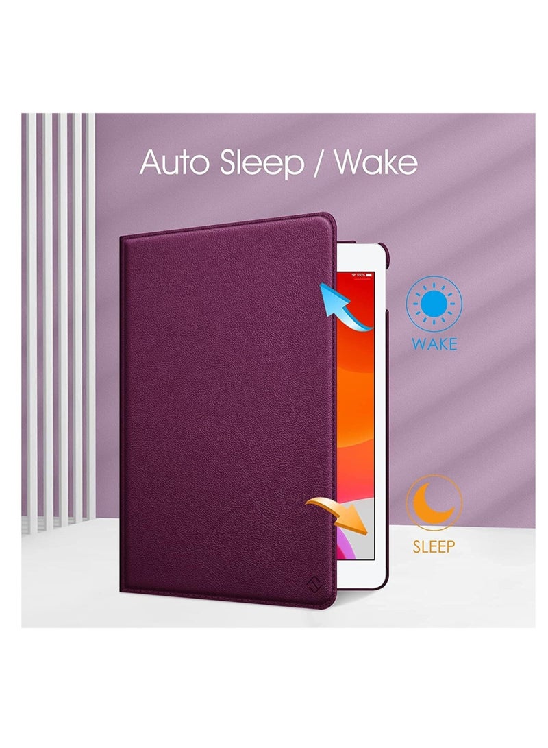 ELTRAZONE Smart Cover Case for iPad Air, 360 Degree Rotating Stand, [Auto Sleep/Wake], Folio Leather Smart Cover Case for iPad Air 2nd/3rd/4th Generation, Slim Lightweight Stand Cover, - Image 3