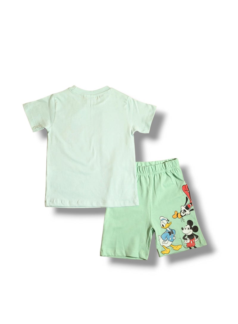 ميكي آند فريندز ميكي وأصدقاؤه - طقم تيشيرت وشورت للأولاد - Image 4